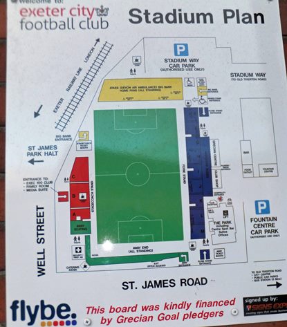 Stadium Plan, St James Park Exeter – Exeweb